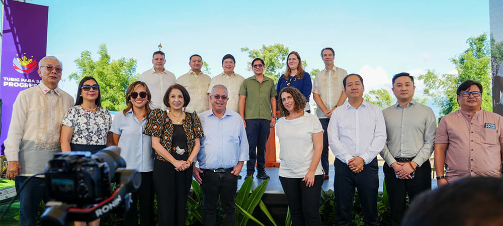 SURESUN team at the Philippine Water Project inauguration