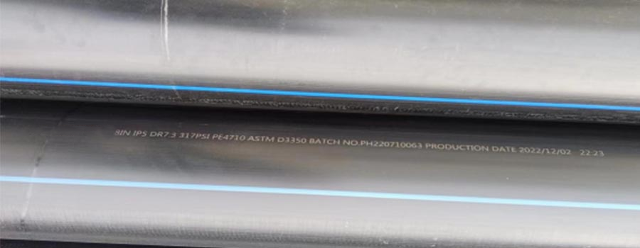 PE4710 SDR7.3 HDPE Pipe and Fittings Supply to Qatar