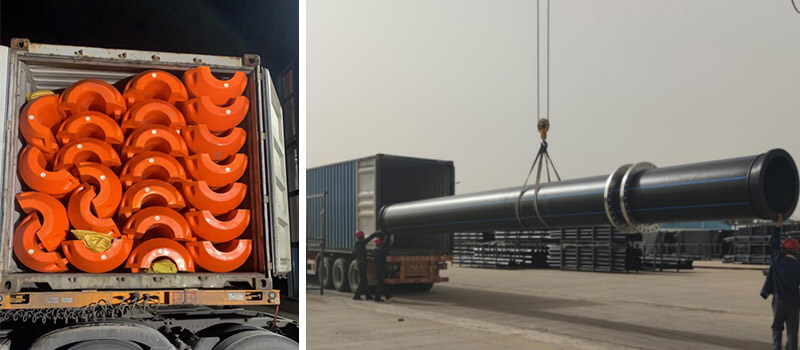 HDPE Dredge Pipe and Fittings Supply to Australia
