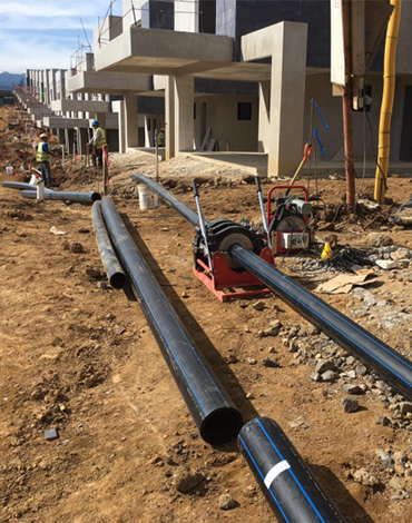 HDPE Pipe and Fittings for Mining in Mongolia