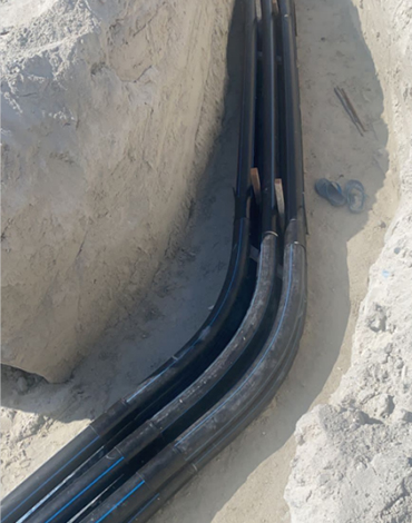 HDPE Underground Cable Conduit Network In Maldives