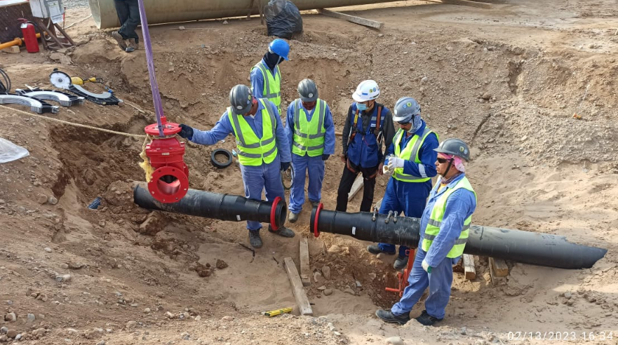 HDPE PE4710 IPS Pipe And Fittings for Fire Fighting System