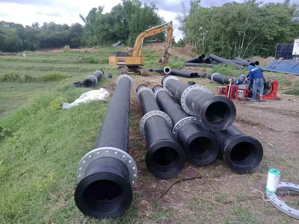HDPE Flanged Pipes for National Irrigation System