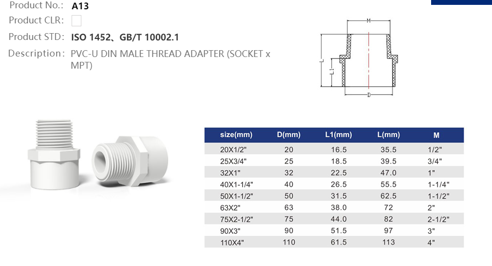 MALE ADAPTER