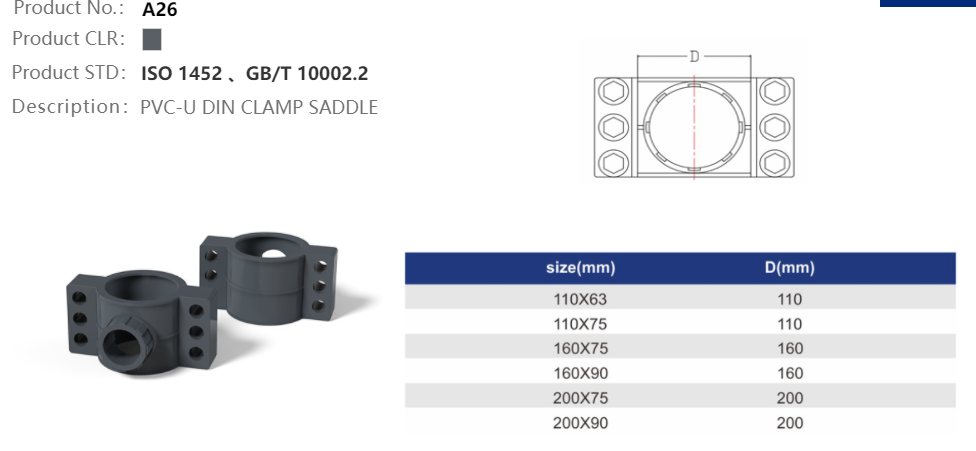CLAMP SADDLE