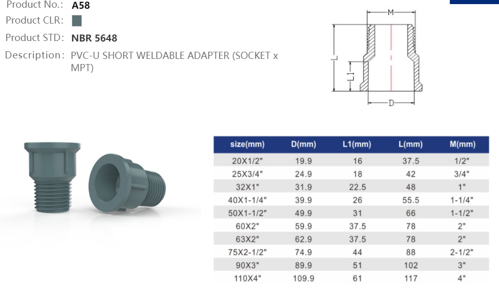 MALE SOCKET