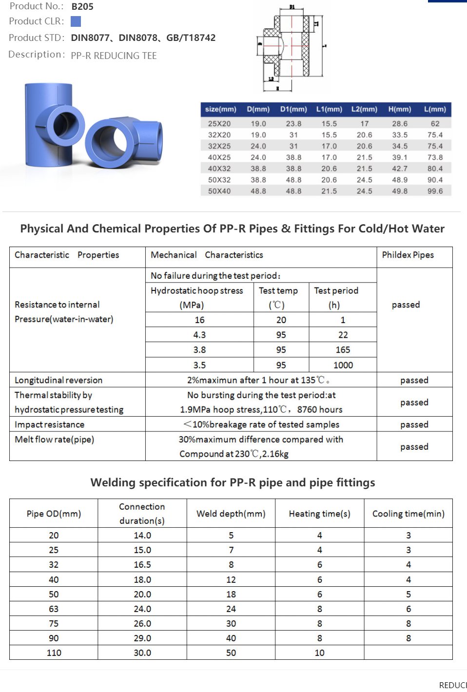 REDUCING TEE