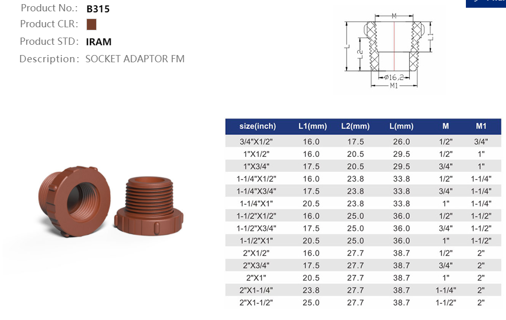 F/M ADAPTOR I