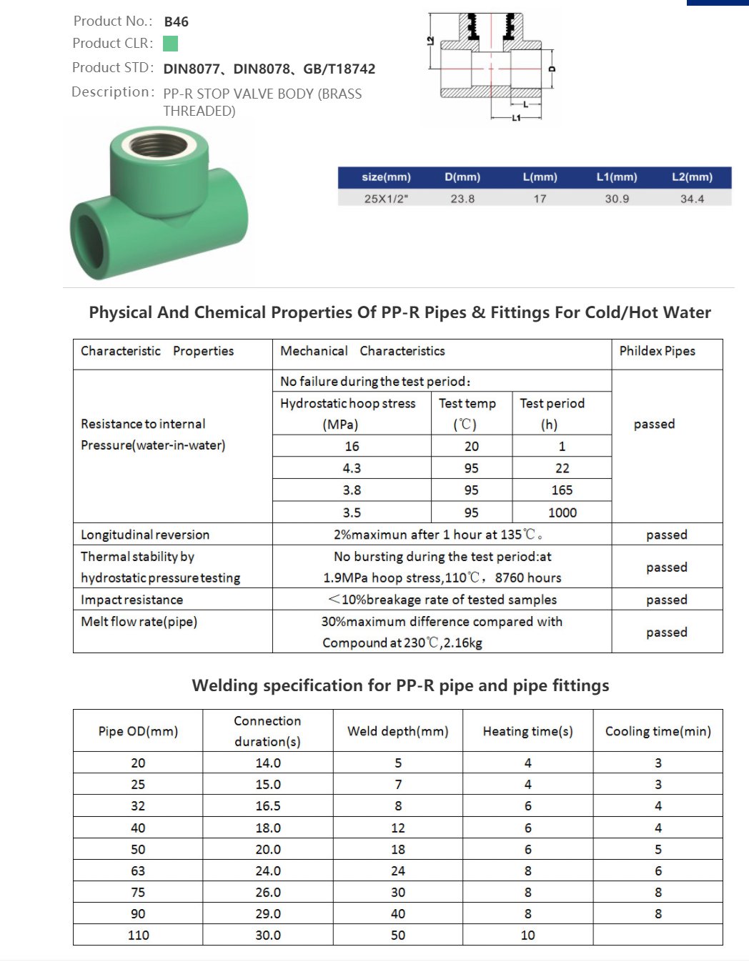 STOP VALVE BODY