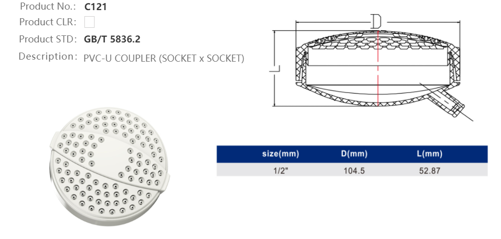 SHOWER HEAD (M) ASTM
