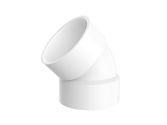 45 DEG VENT ELBOW (H/H)