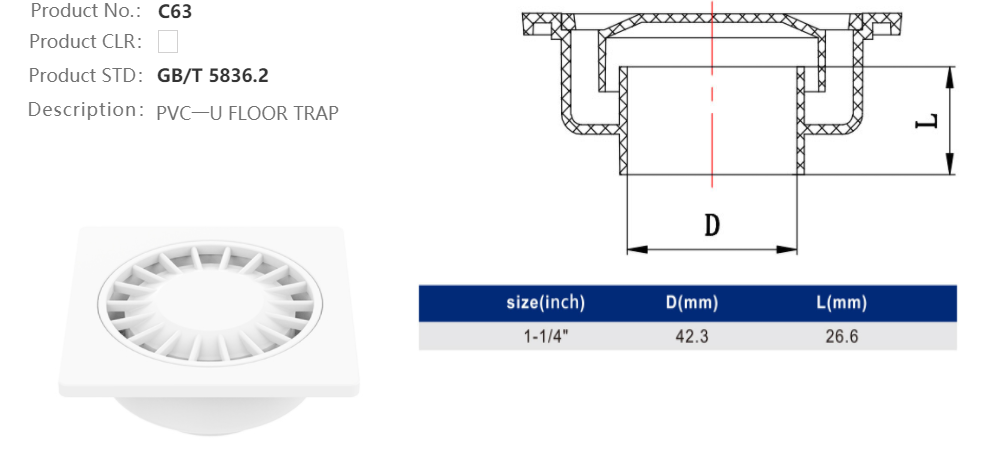 FLOOR TRAP ASTM