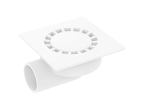 FLOOR TRAP WITH OUTLET (M)