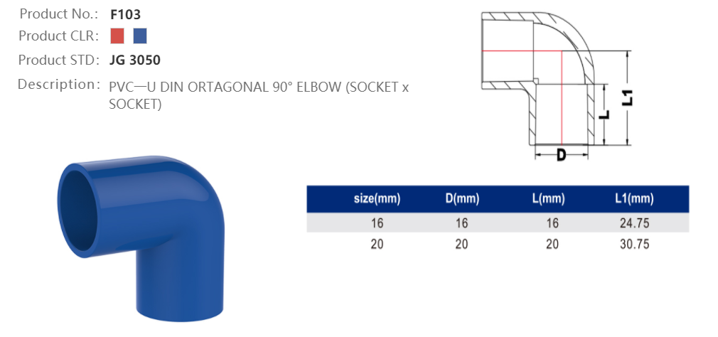 90 DEG ELBOW