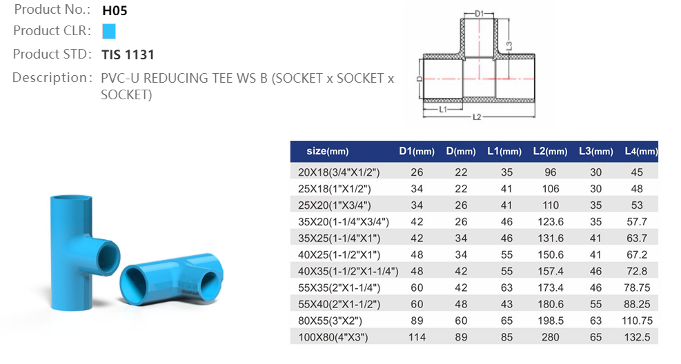 REDUCING TEE