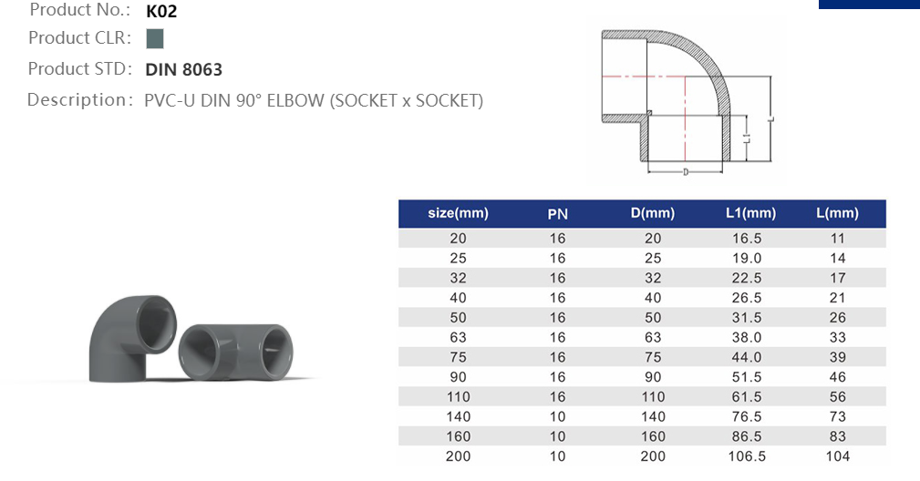 90 DEG ELBOW