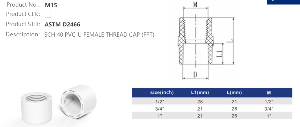 FEMALE CAP