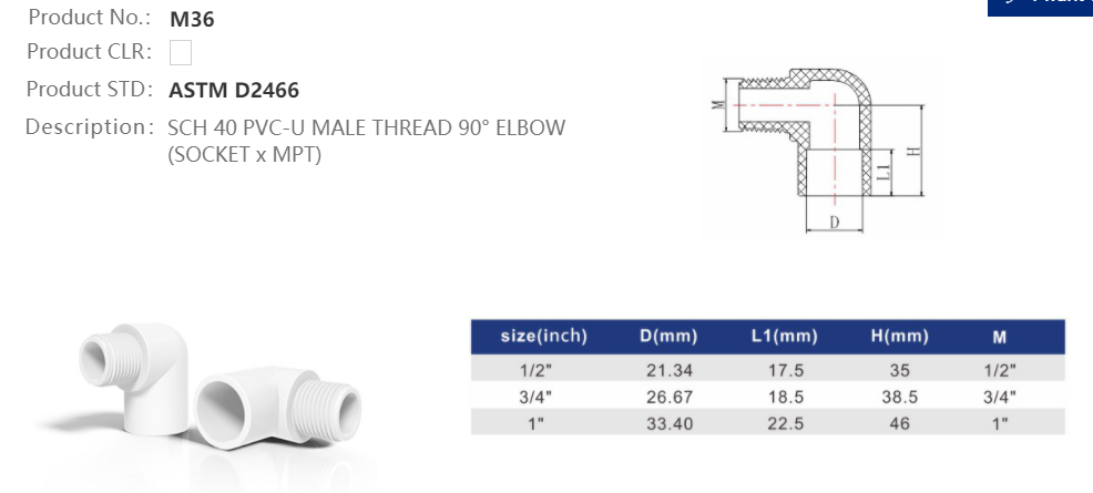 MALE ELBOW