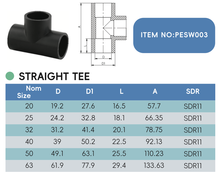 STRAIGHT TEE