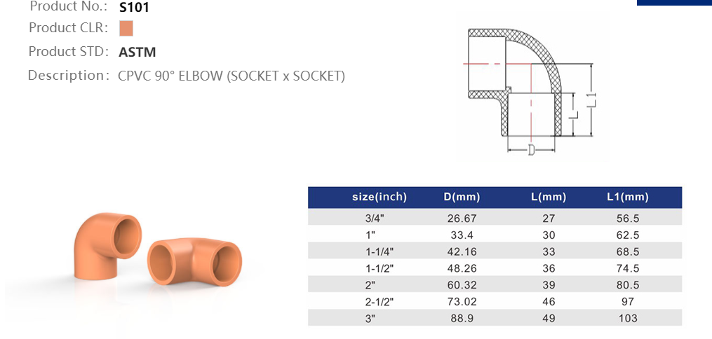 90 DEG ELBOW