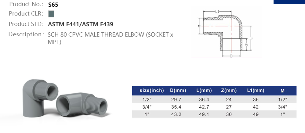 MALE ELBOW