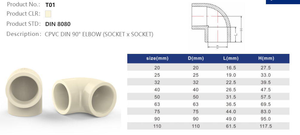 90 DEG ELBOW