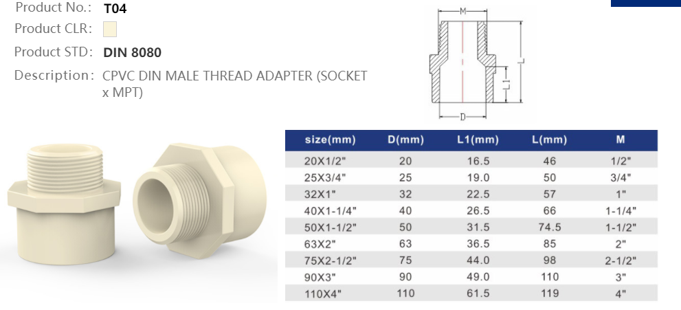 MALE ADAPTER