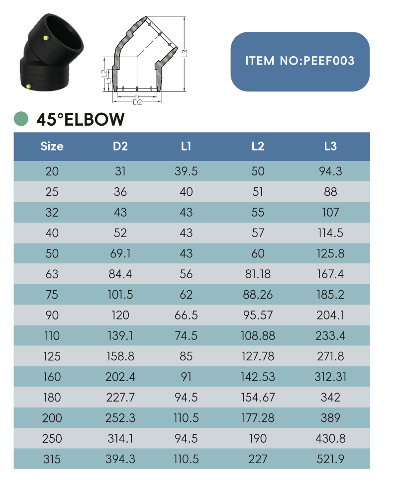 45° ELBOW