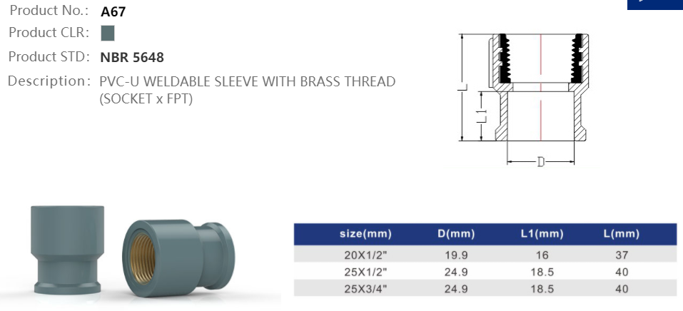FEMALE SOCKET (BRASS)