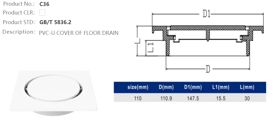 COVER OF FLOOR DRAIN
