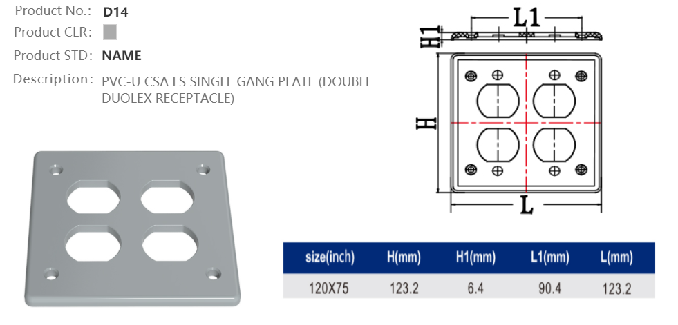 COVER PLATE (SGP-IV)