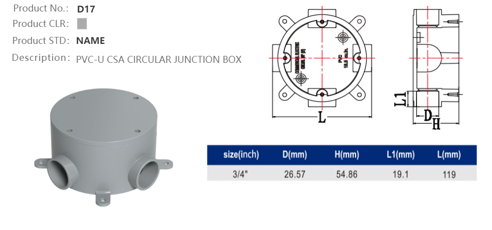 d17 CIRCULAR JBOX