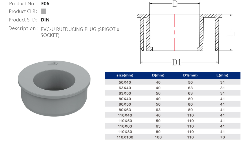 RUEDUCING PLUG (M/F)