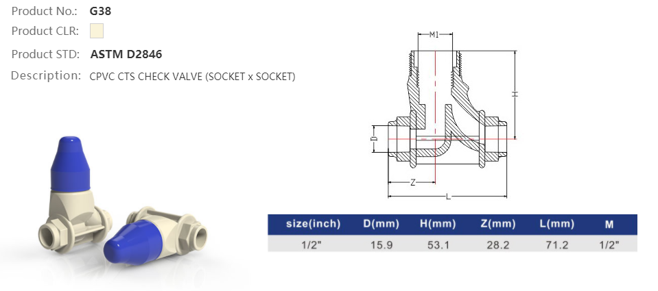 CHECK VALVE