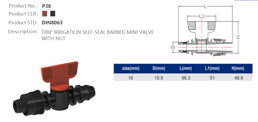 MINI VALVE(RUBBER OFFTAKE /TAPE)