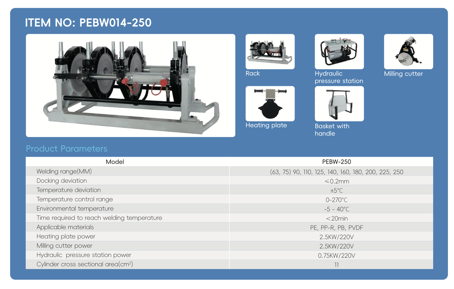 BUTT-FUSION WELDING MACHINE