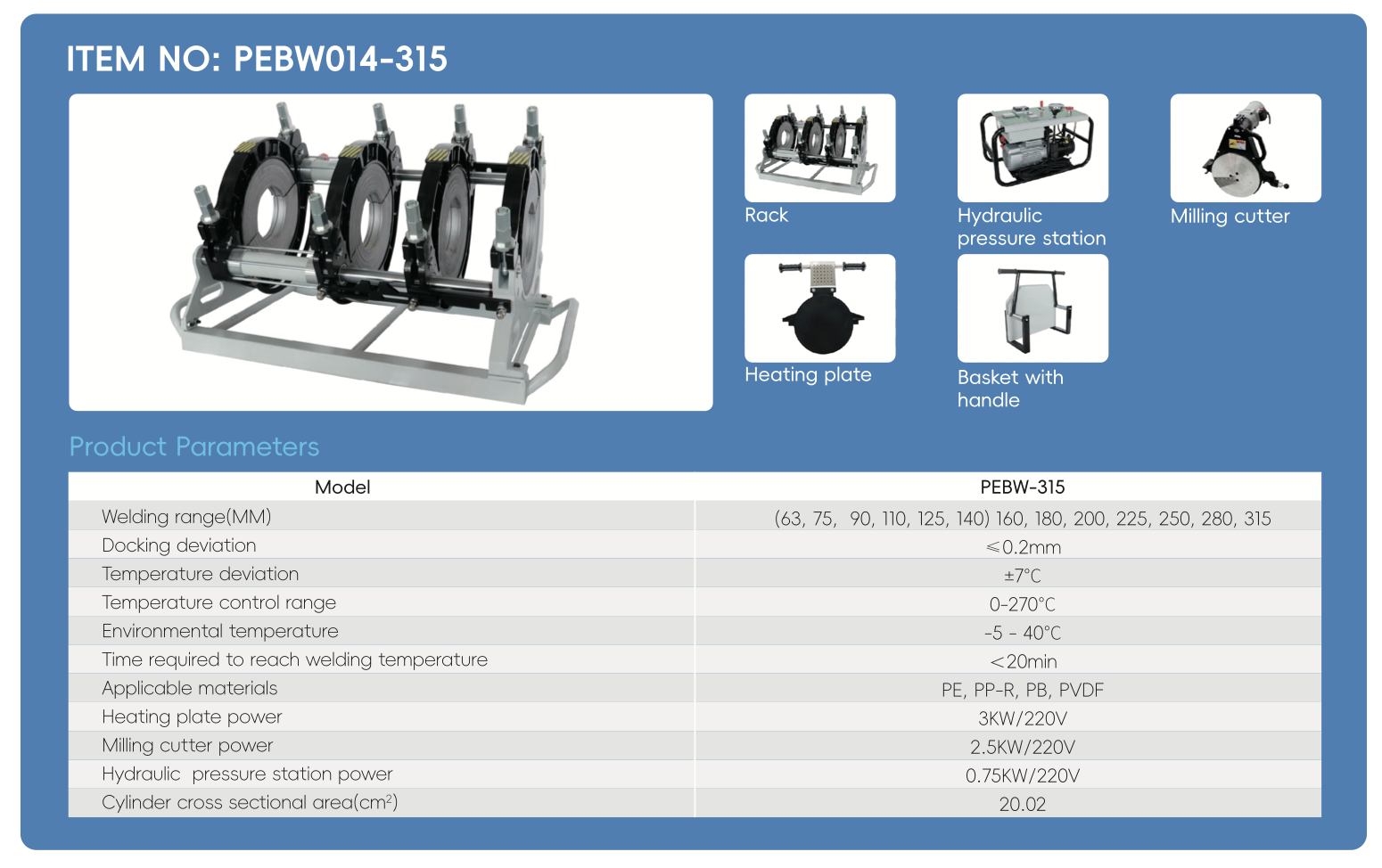 BUTT-FUSION WELDING MACHINE
